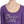 Exte Elegant Purple Crystal Embellished Long Sleeve Top