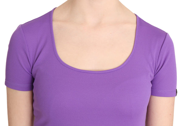 GF Ferre Chic Purple Casual Top for Everyday Elegance