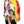 Dolce & Gabbana Elegant Floral Cape Jacket with Fur Details