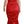 Dolce & Gabbana Exquisite Red Silk Fit and Flare Midi Dress