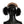 Dolce & Gabbana Gold Black Crystal Fur Headset Audiokuulokkeet