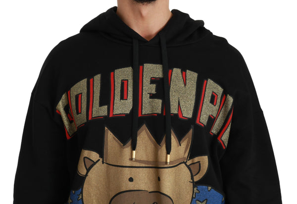 Dolce &amp; Gabbana Black Sweater Pig of the Year hupullinen