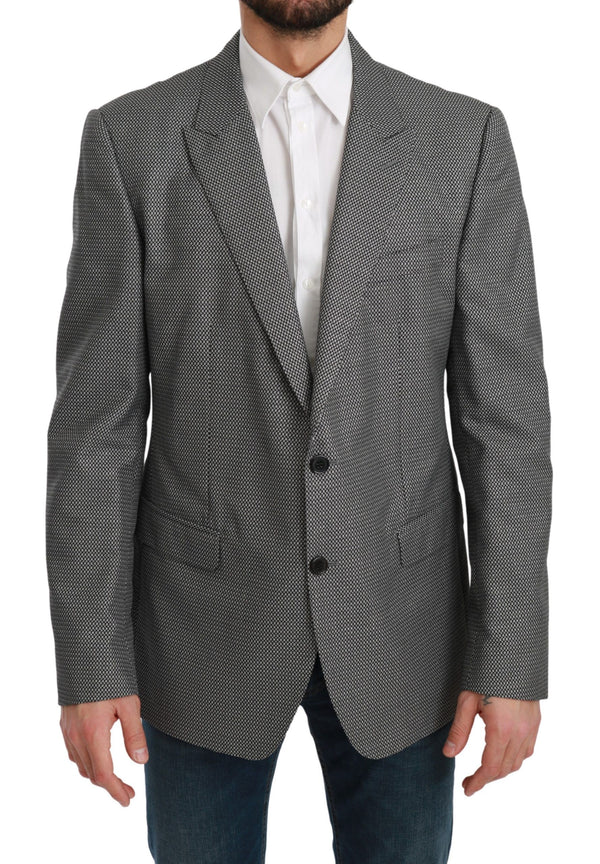 Dolce &amp; Gabbana Harmaa Slim Fit Form MARTINI Blazer