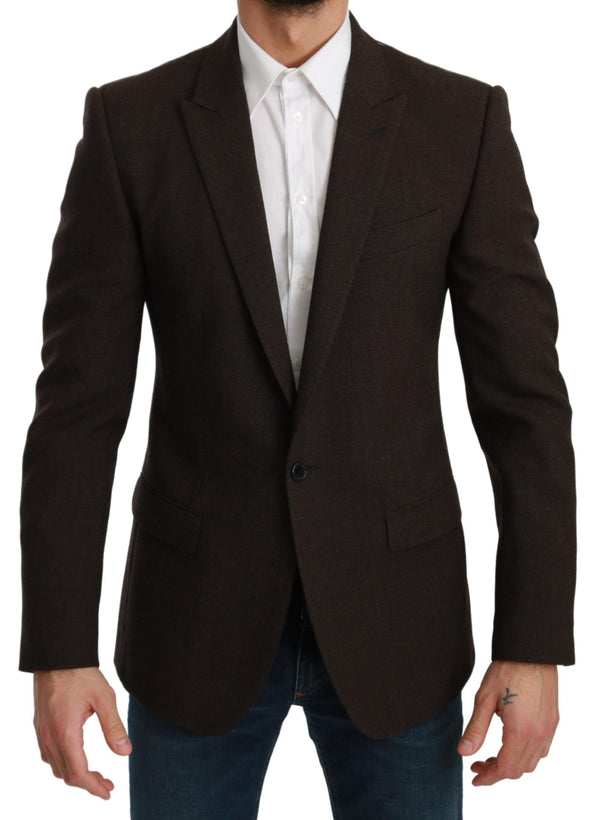 Dolce &amp; Gabbana Ruskea Slim Fit -takki MARTINI Blazer