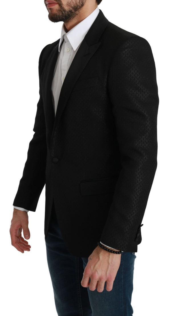 Dolce &amp; Gabbana musta Slim Fit -takki MARTINI Blazer