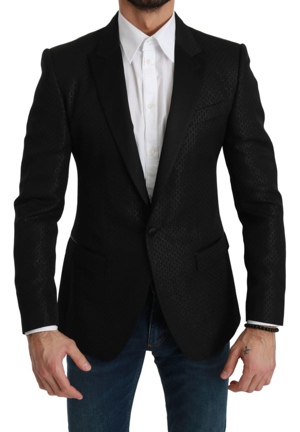 Dolce &amp; Gabbana musta Slim Fit -takki MARTINI Blazer