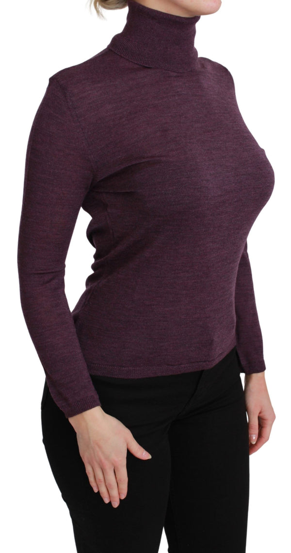 BYBLOS Purple Turtleneck pitkähihainen villapaita