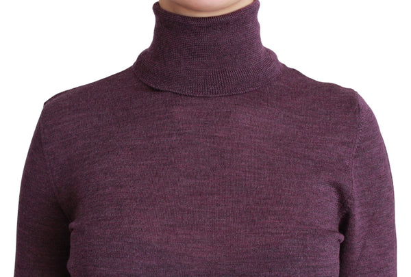 BYBLOS Purple Turtleneck pitkähihainen villapaita