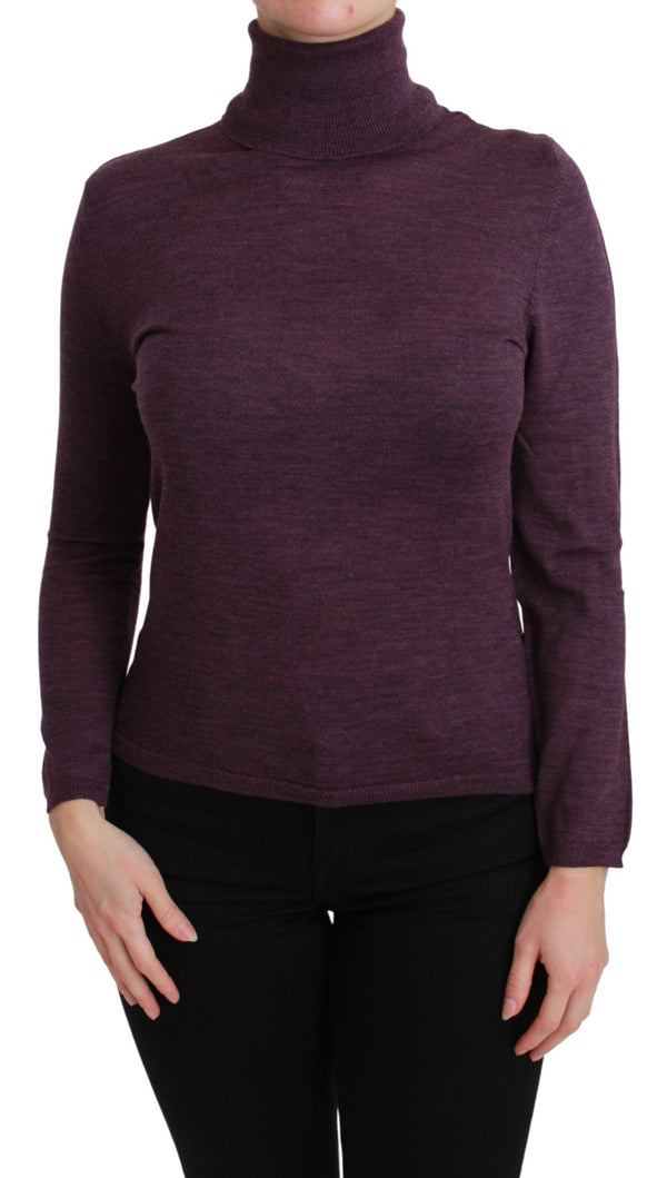 BYBLOS Purple Turtleneck pitkähihainen villapaita