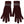 John Galliano Maroon Wool-Blend Designer Gloves