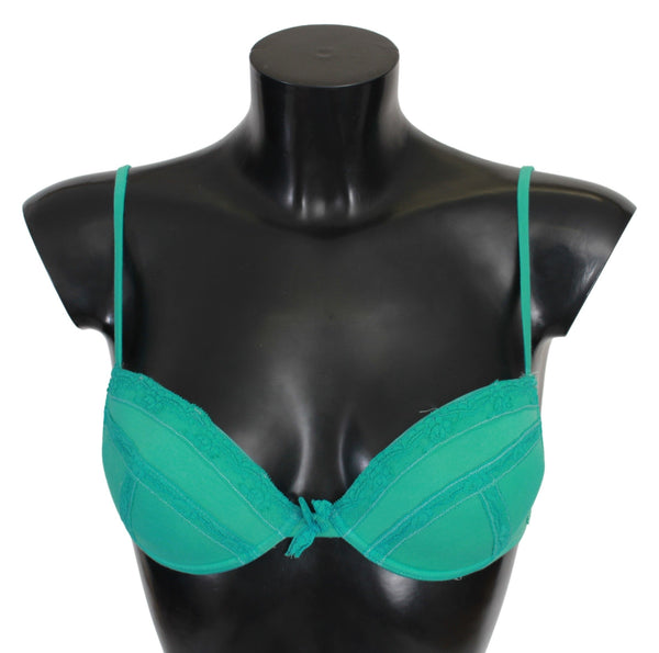 Ermanno Scervino Green Push Up -rintaliivit 100 % puuvillaa