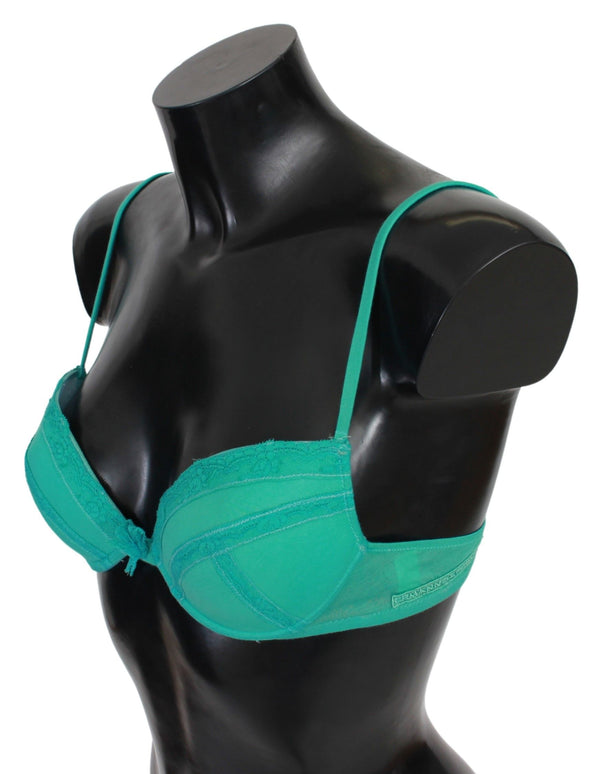 Ermanno Scervino Green Push Up -rintaliivit 100 % puuvillaa