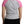 Moschino Chic Gray Crew Neck Cotton T-shirt with Pink Accents