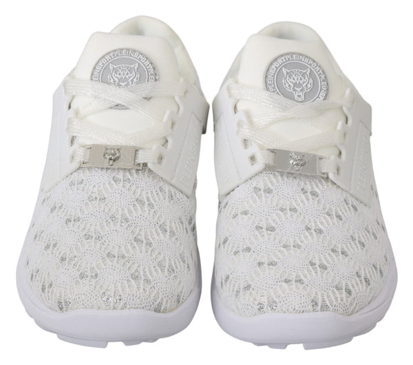 Philipp Plein White Polyester Casual Tennarit