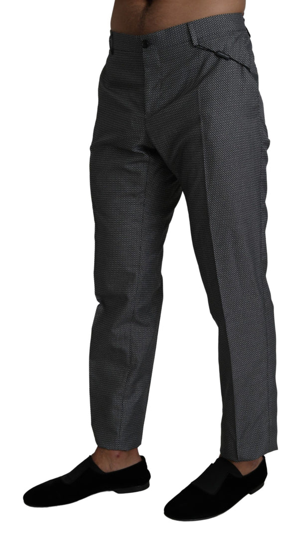 Dolce &amp; Gabbana Grey Form Dress Housut Slim Fit Pants