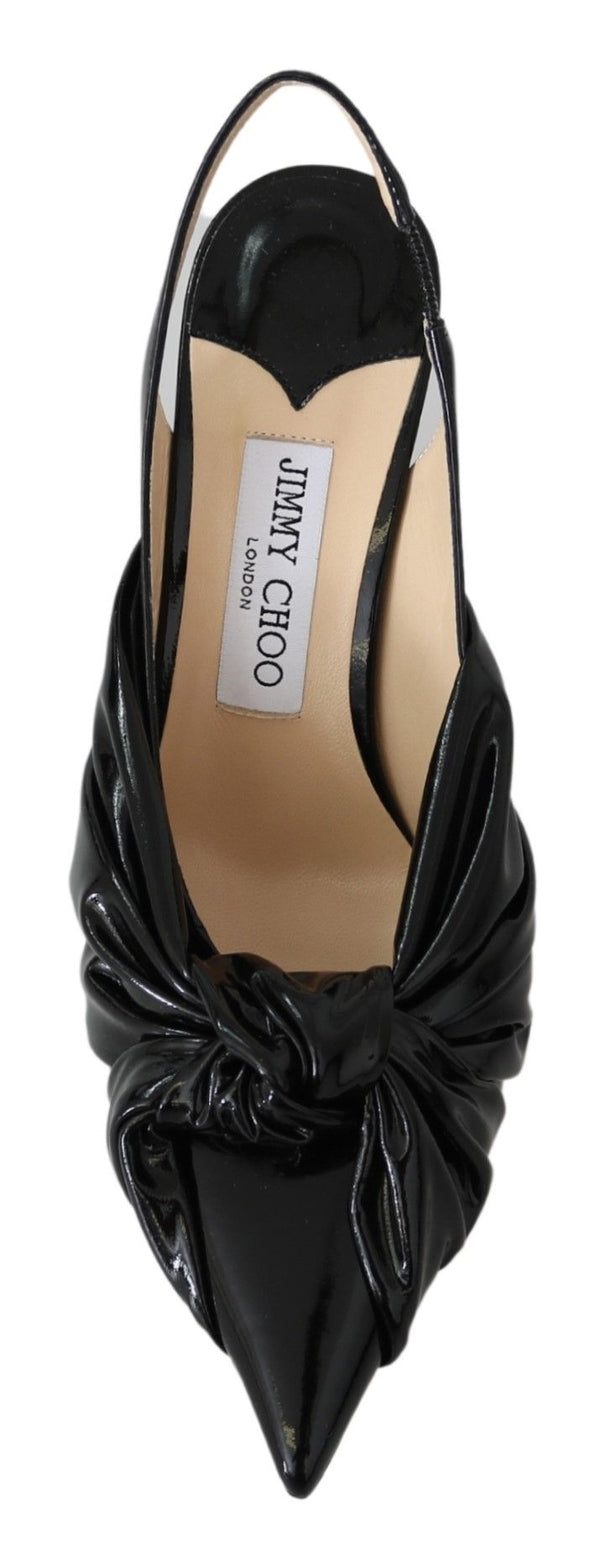 Jimmy Choo musta kiiltonahka Annabell 85 pumput