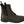 Dolce & Gabbana Chic Military Green Leather Ankle Boots