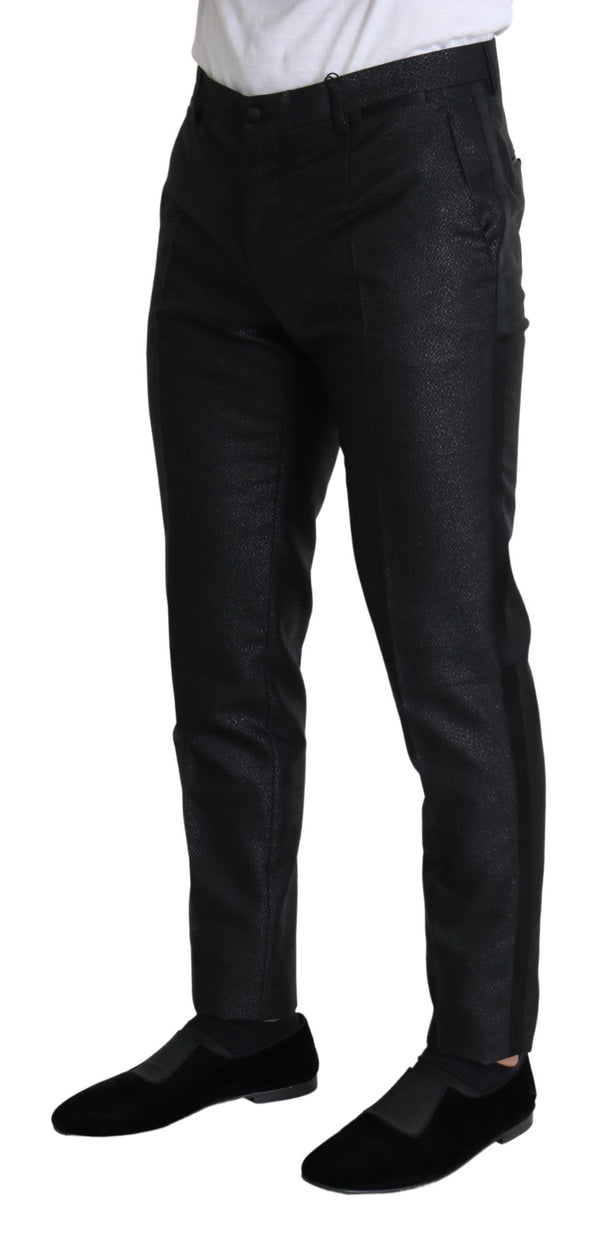 Dolce &amp; Gabbana Black Metallic Skinny Housumekko