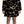 Dolce & Gabbana Black Giraffe Print Shift -minimekko