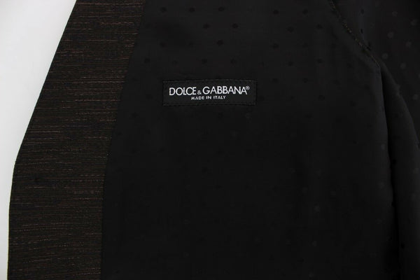 Dolce &amp; Gabbana musta villalogoinen mekko Gilet liivi