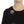 Exte Black Cotton Motive Print Crewneck villapaita