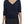 Exte Elegant Deep V-Neck Sweater in Blue