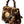 Dolce & Gabbana Elegant Giraffe Pattern Welcome Bag with Gold Accents