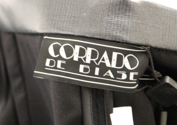 Corrado De Biase Black Metal Buttons puuvillahame