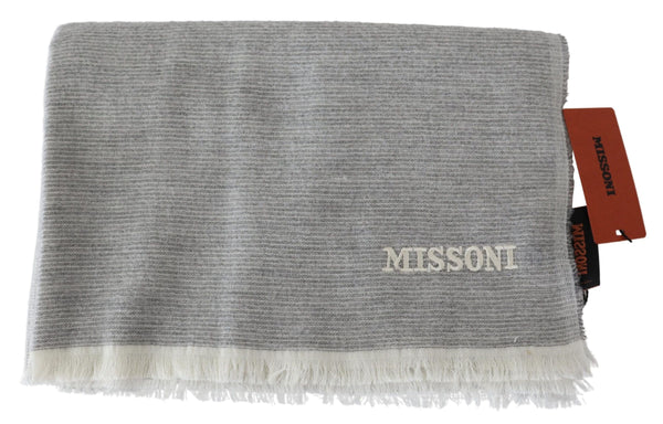 Missoni Beige 100 % villainen unisex-kaulahuivi