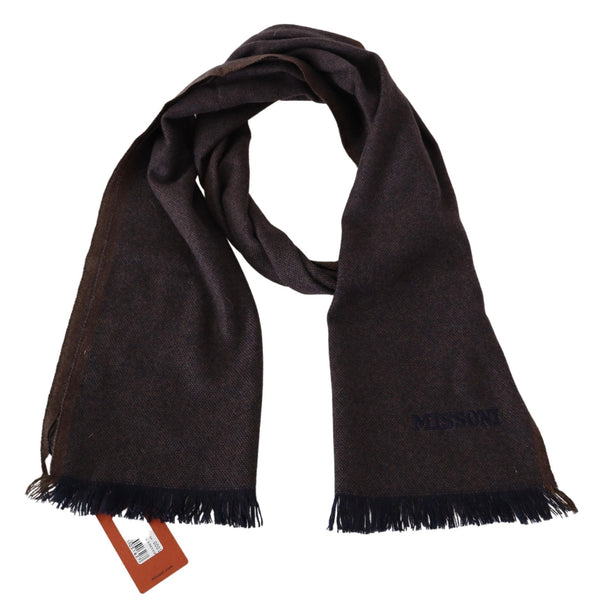 Missoni Brown 100% Cashmere Unisex-huivi