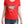 Moschino Chic Red Cotton Tee with Playful Print