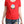 Moschino Red Printed Cotton Lyhythihaiset Topit Pusero T-paita