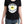 Moschino Black Cotton Sunny Milano Print T-paita