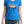 Moschino Blue Cotton Come Play 4 Us Print T-paita