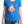 Moschino Blue Cotton Swim Graphic Triangle T-paita