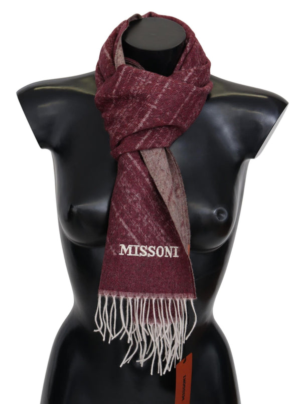 Missoni Elegant Cashmere Fringed Scarf