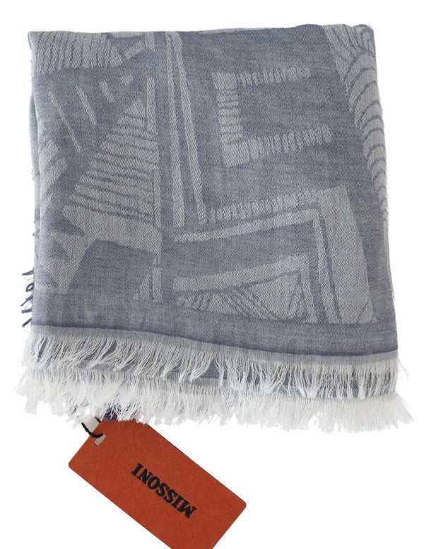 Missoni Grey Cashmere Unisex kaulanlämmittävä huivi