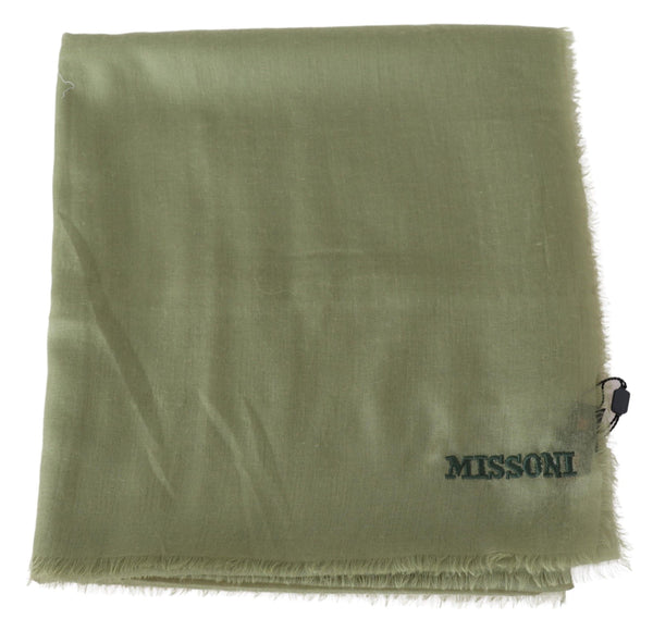 Missoni Green Cashmere Unisex kaulahuivi