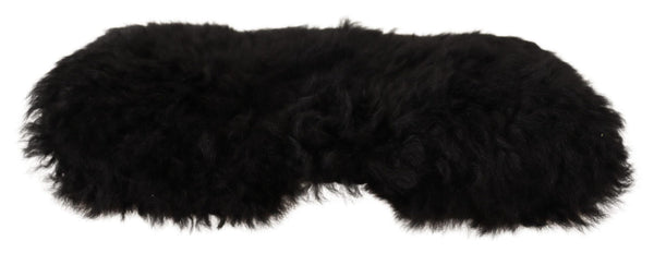 Dolce &amp; Gabbana Musta Cashmere Fur Naisten Pipo Naisten Hattu