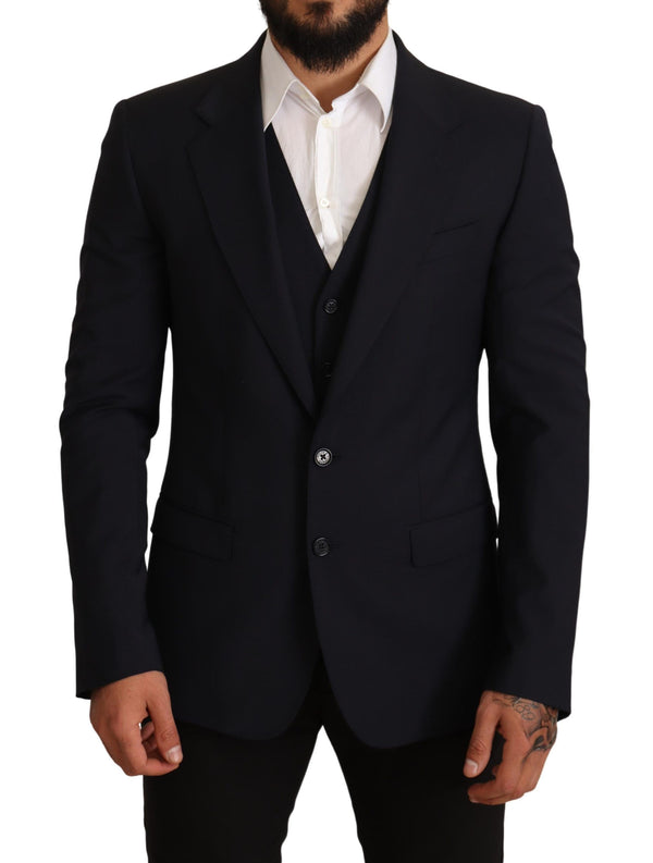 Dolce &amp; Gabbana Blue 2-osainen MARTINI Blazer -pukutakki