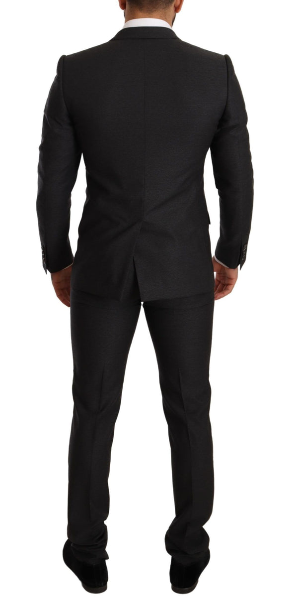 Dolce &amp; Gabbana harmaa villa MARTINI Slim Fit -settipuku