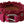 Ermanno Scervino Elegant Maroon Double Buckle Leather Belt