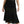 Dolce & Gabbana Chic High Waist Black Silk Blend Skirt