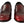 Dolce & Gabbana Elegant Bordeaux Leather Loafers