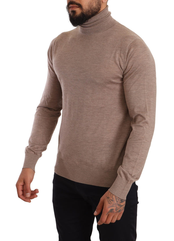 Dolce &amp; Gabbana Ruskea Cashmere Turtleneck villapaita