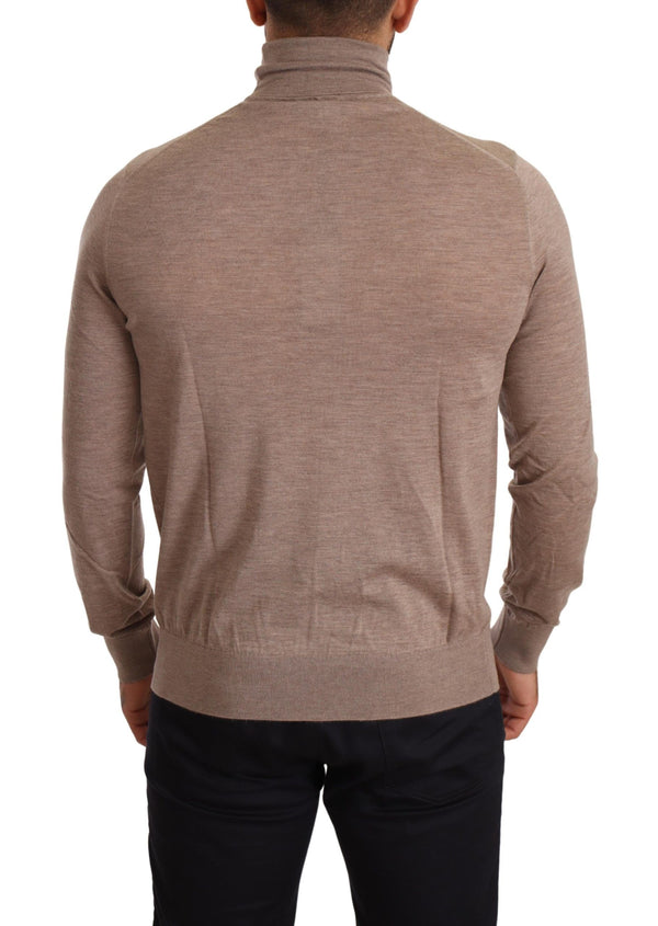 Dolce &amp; Gabbana Ruskea Cashmere Turtleneck villapaita