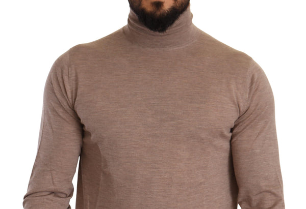 Dolce &amp; Gabbana Ruskea Cashmere Turtleneck villapaita