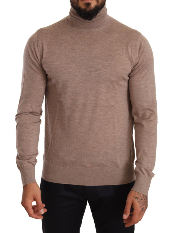 Dolce &amp; Gabbana Ruskea Cashmere Turtleneck villapaita