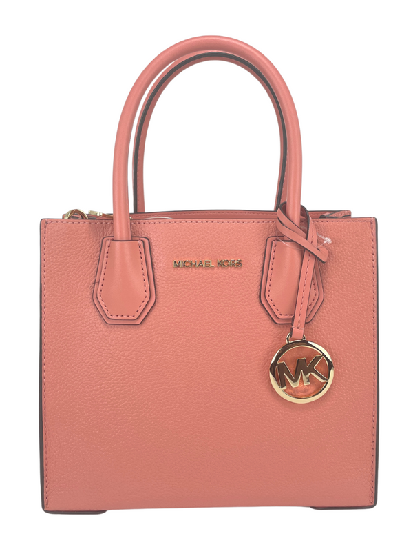 Michael Kors Mercer Medium Sherbet Pebble Leather Messenger Crossbody Laukku