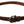 John Galliano Elegant Brown Leather Fashion Belt